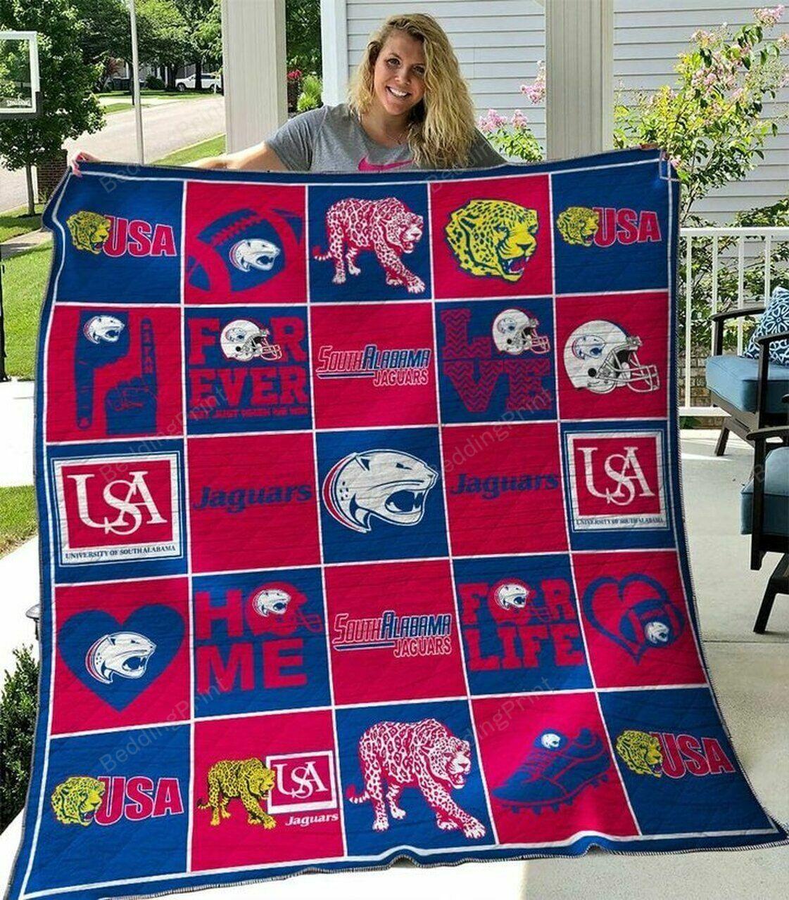 Ncouth Alabama Jag Quilt Blanket #1484