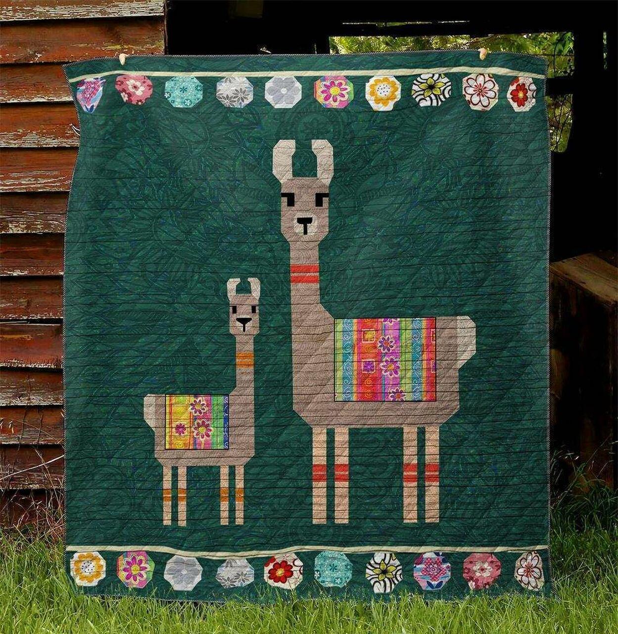Llama Ph130519 Quilt Blanket