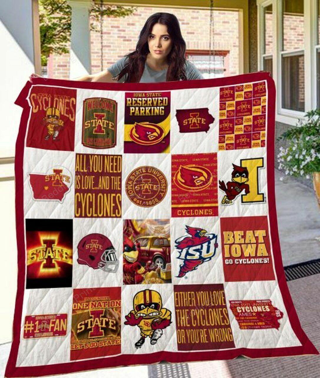 Ncaa Iotate Cycl Quilt Blanket #295