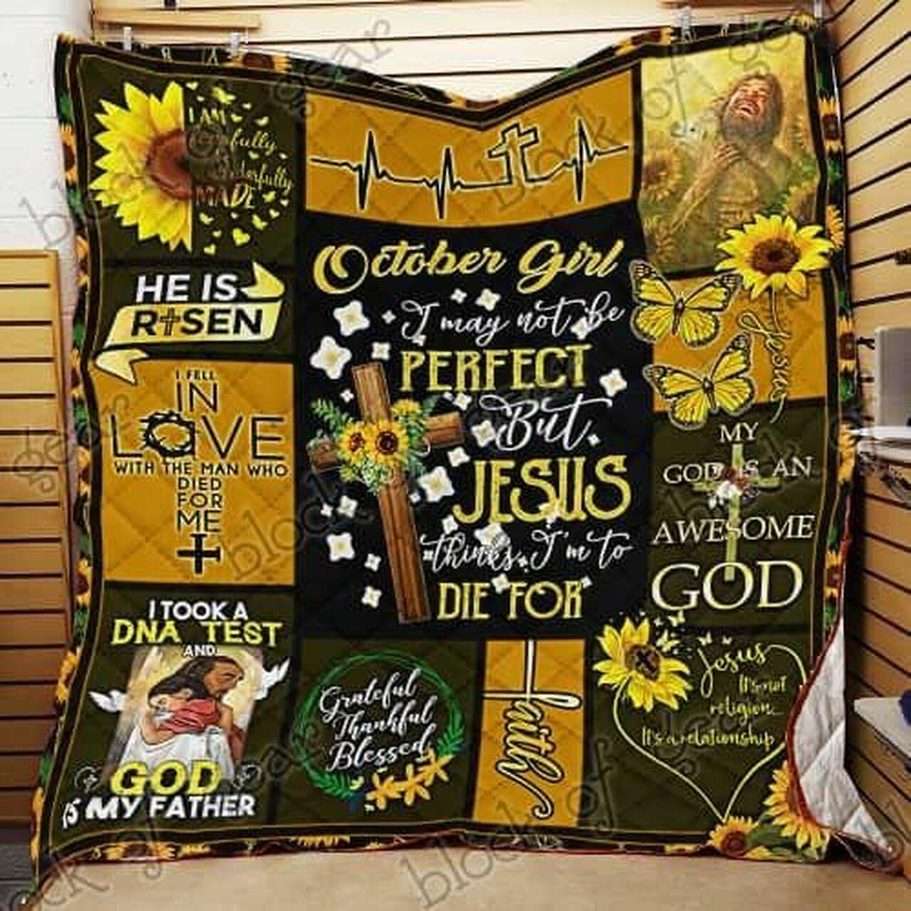 October Girlus Cl18100546Mdq Quilt Blanket