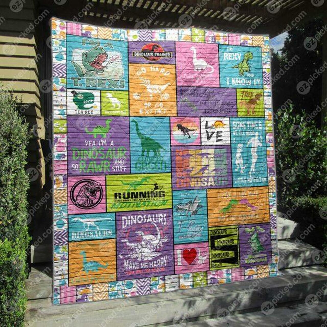Go Hard Or Go Extinct Quilt Blanket Hp47 Quilt
