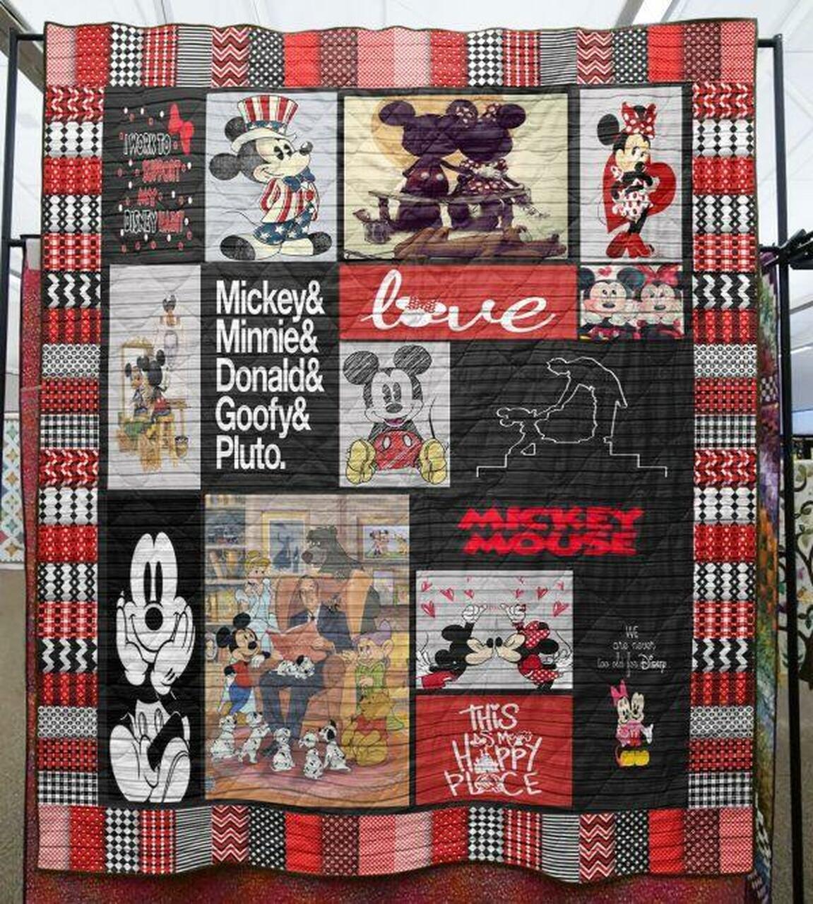 Is My Happy Place Quilt Blanket Tr12 Quilt