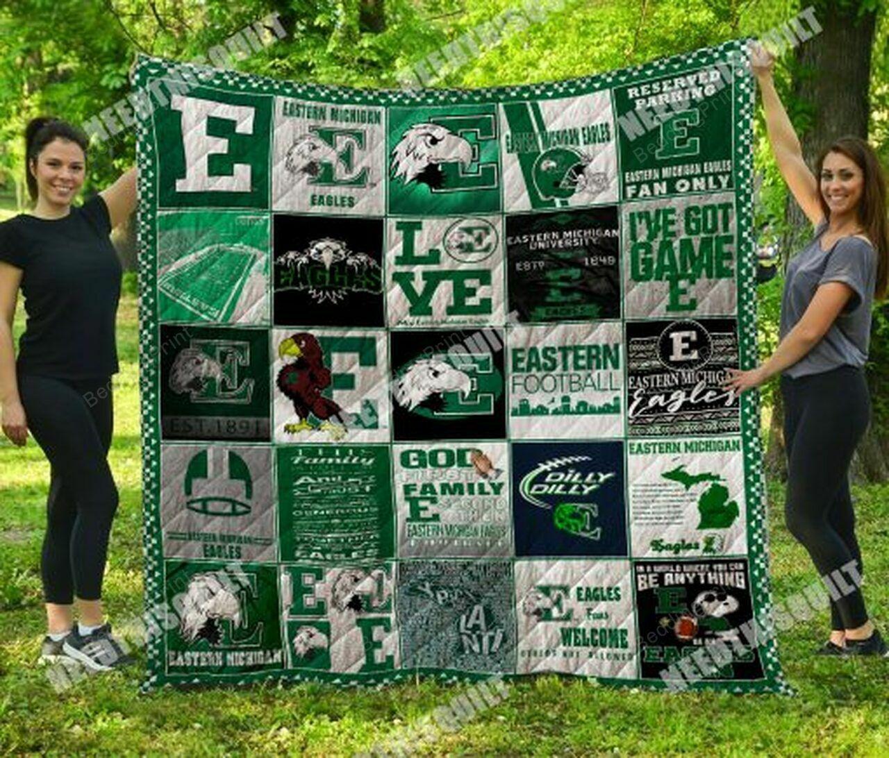 Ncaatern Michigan Ea Quilt Blanket #1334