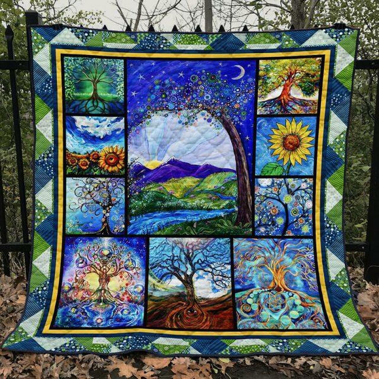 Tree Of Life Quilt Blanket Quilt