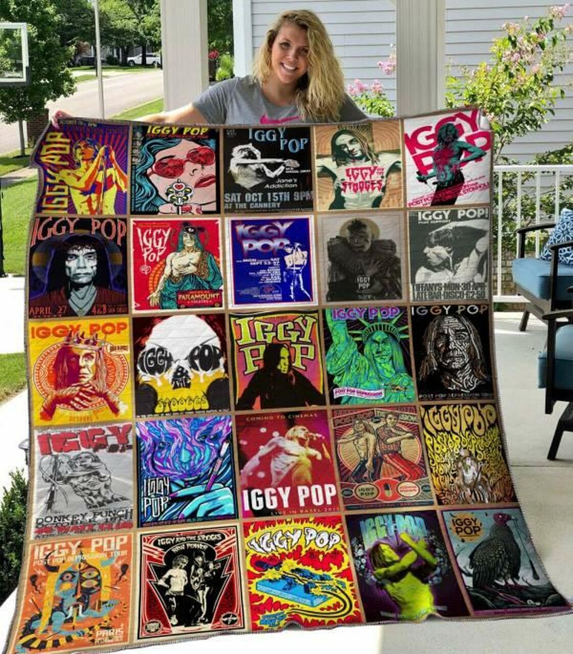 Iggy Pop Quilt Blanket Hvt300518 Quilt