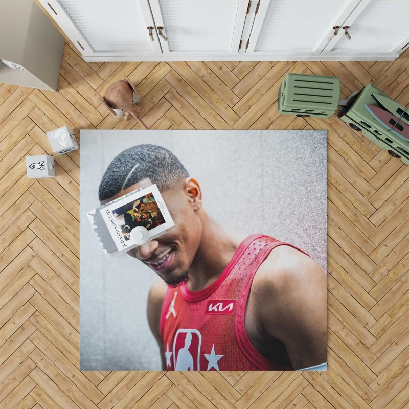 Dejounte Murray Professional Nba Basketball Player Rug