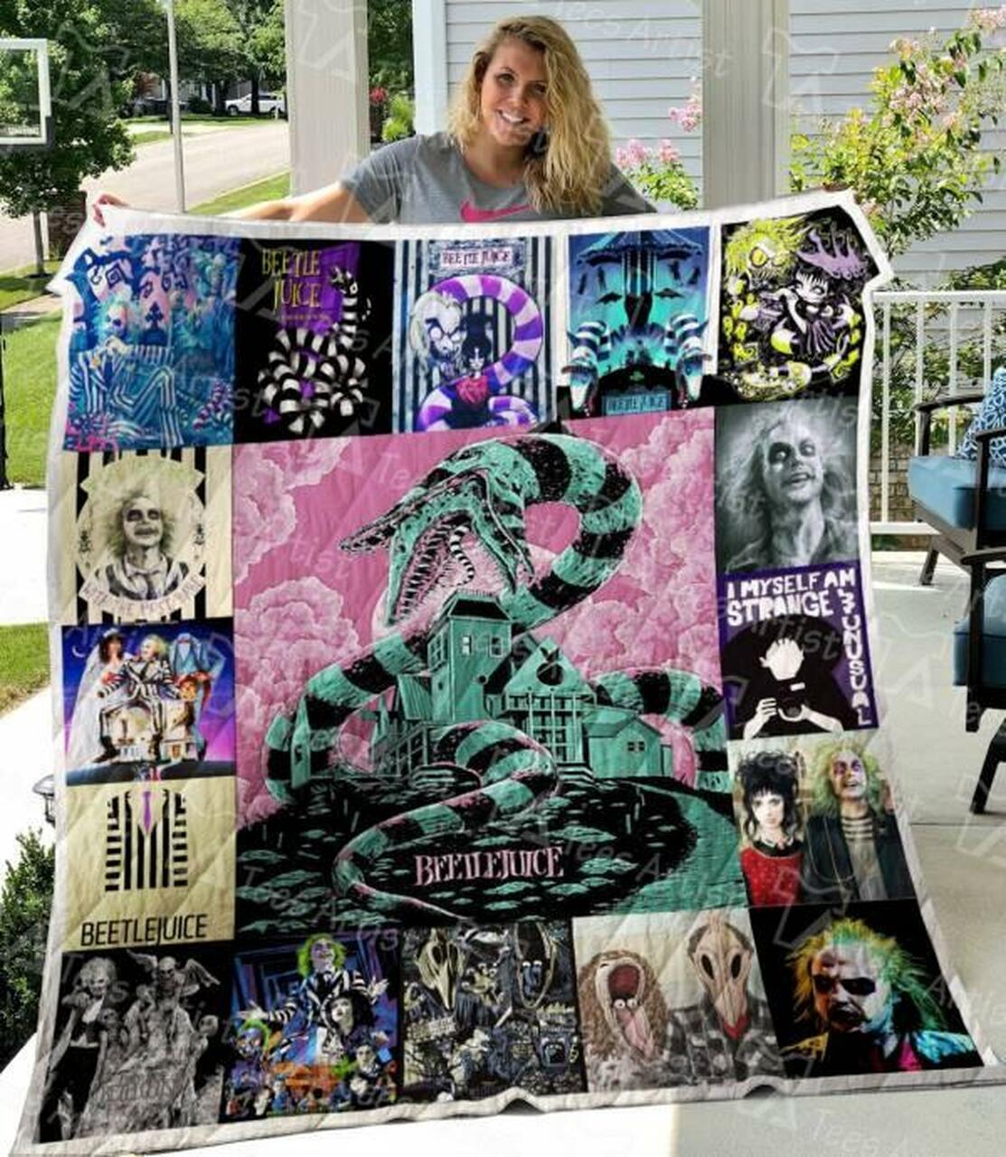 Beetlejuice Quilt Blanket Limited Quilt Blanket