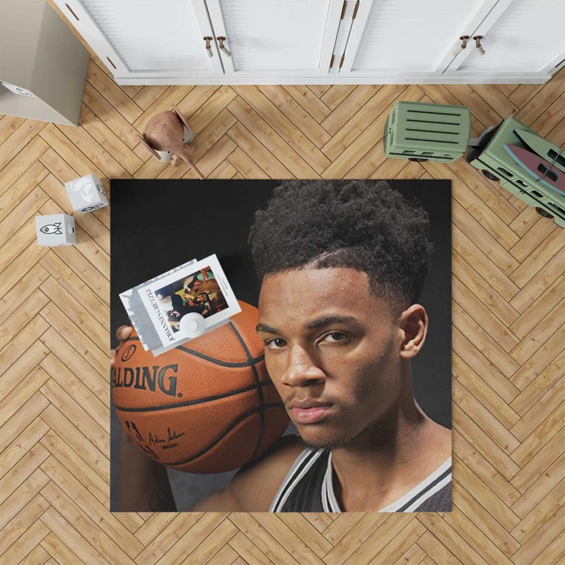 Dejounte Murray Popular Nba Basketball Player Rug