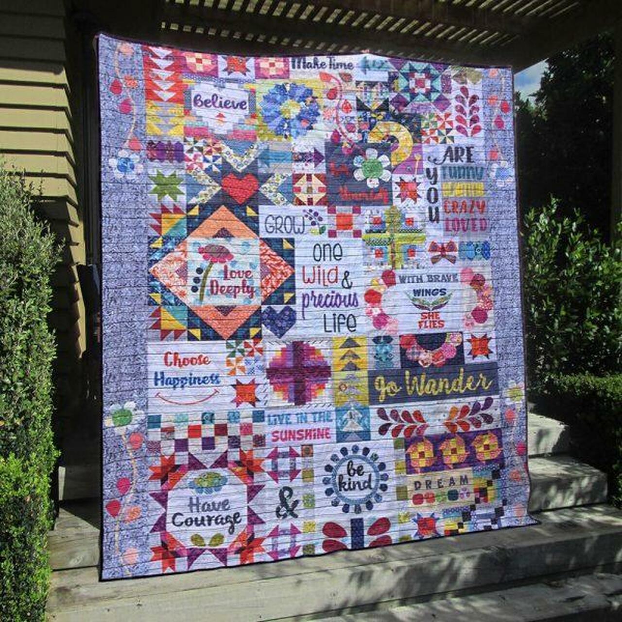 Have Courage Quilt Blanket Qq26 Quilt