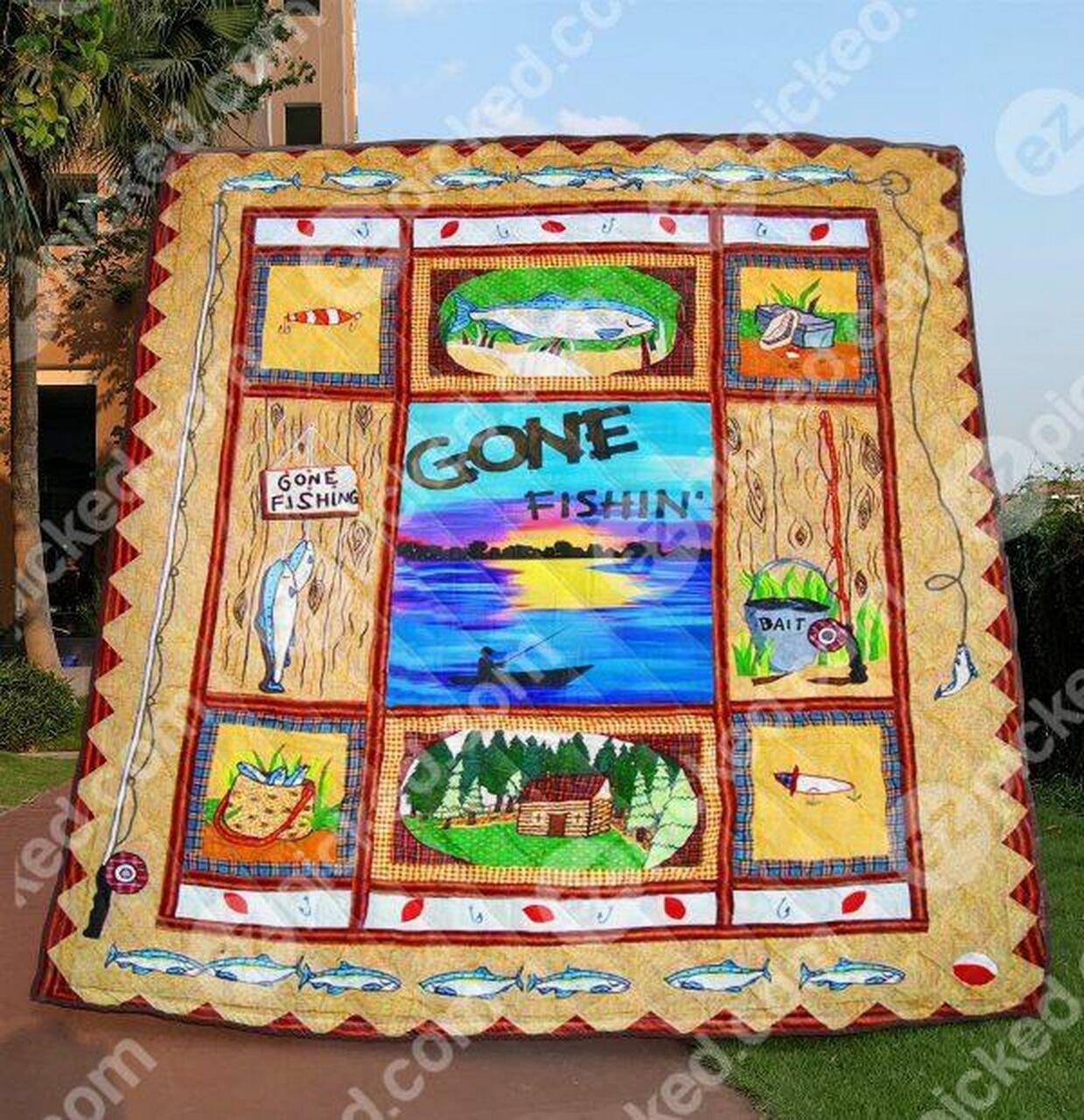 Just Gonehing Quilt Blanket Bn14 Quilt