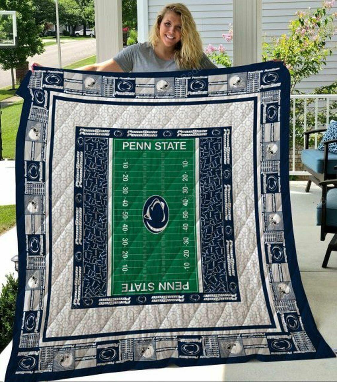 Ncaa Petate Nittany L Quilt Blanket #541