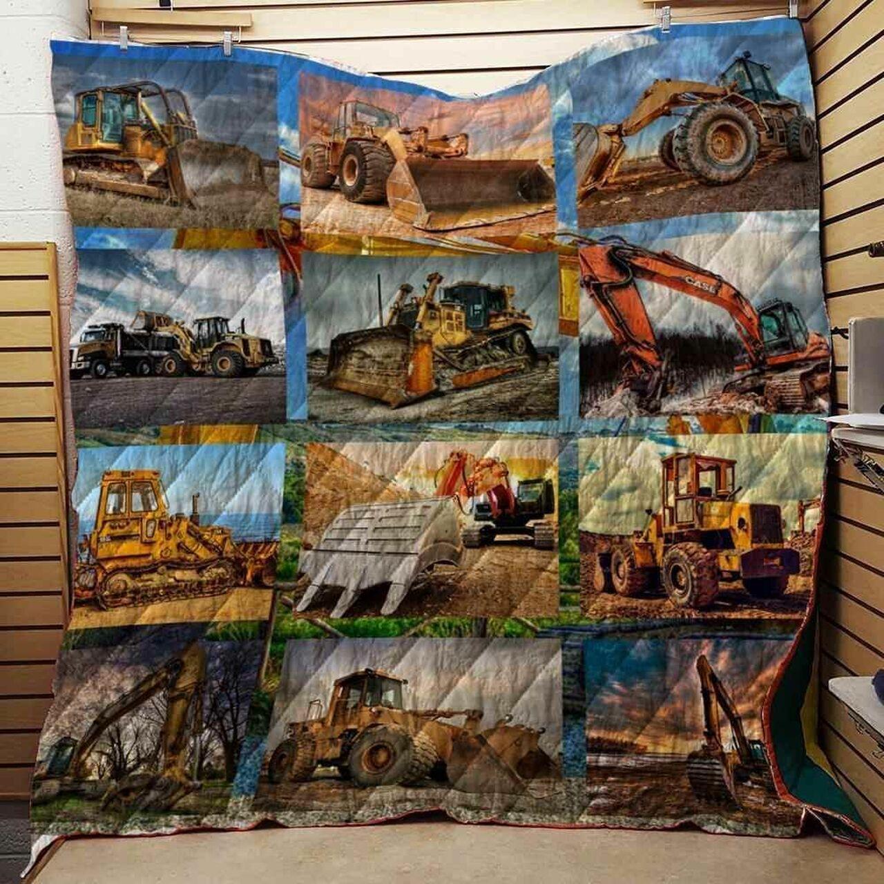 Cool Tool Of Heavy Equipment Operator Blanket Th1707 Quilt