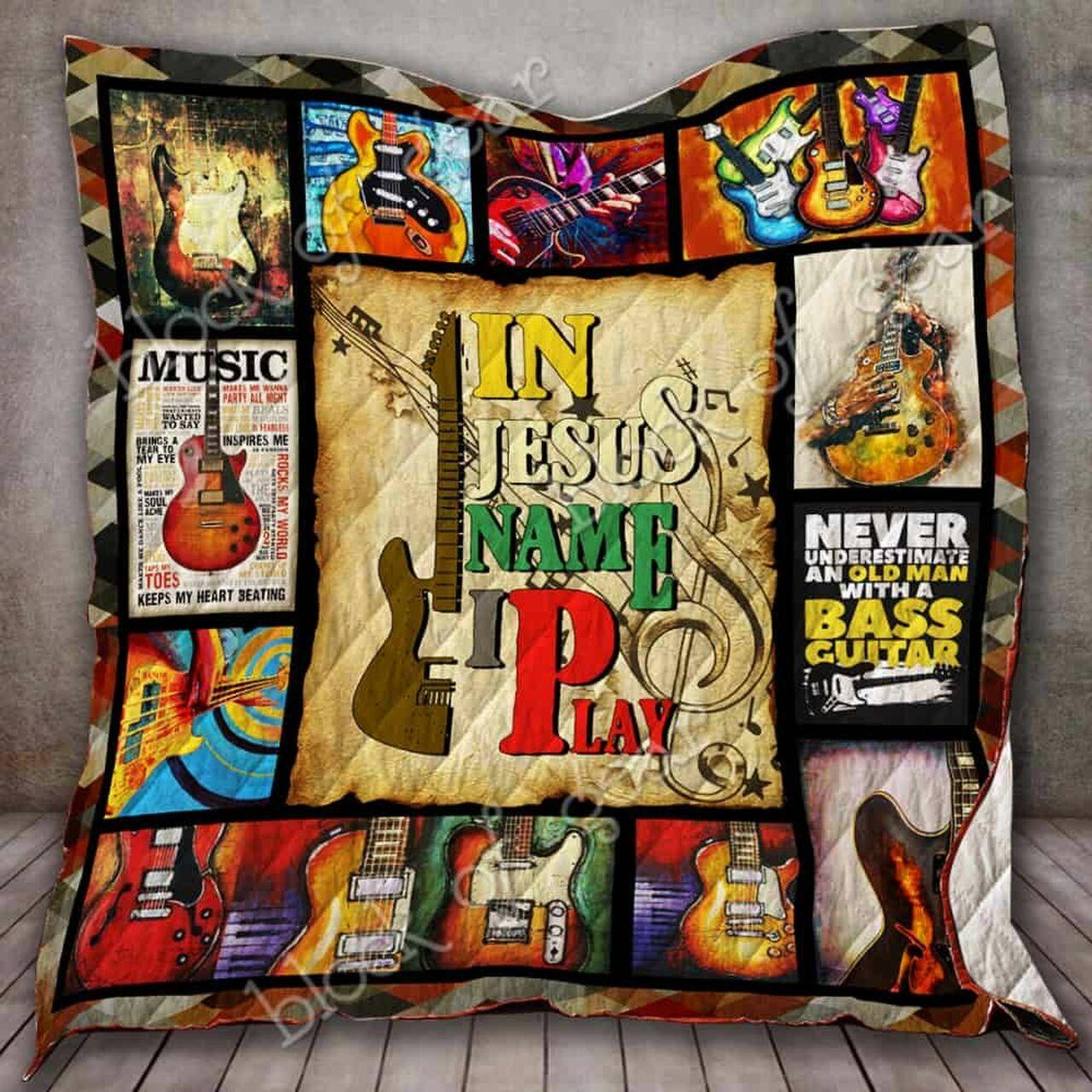 Guitar Cl18100060Mdq Quilt Blanket