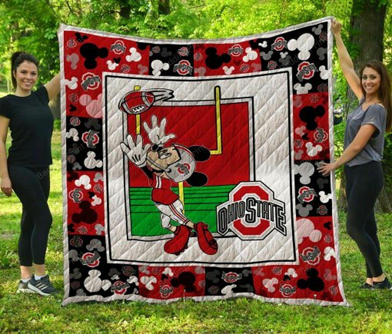 Ncaa Ohtate Buck Quilt Blanket #523