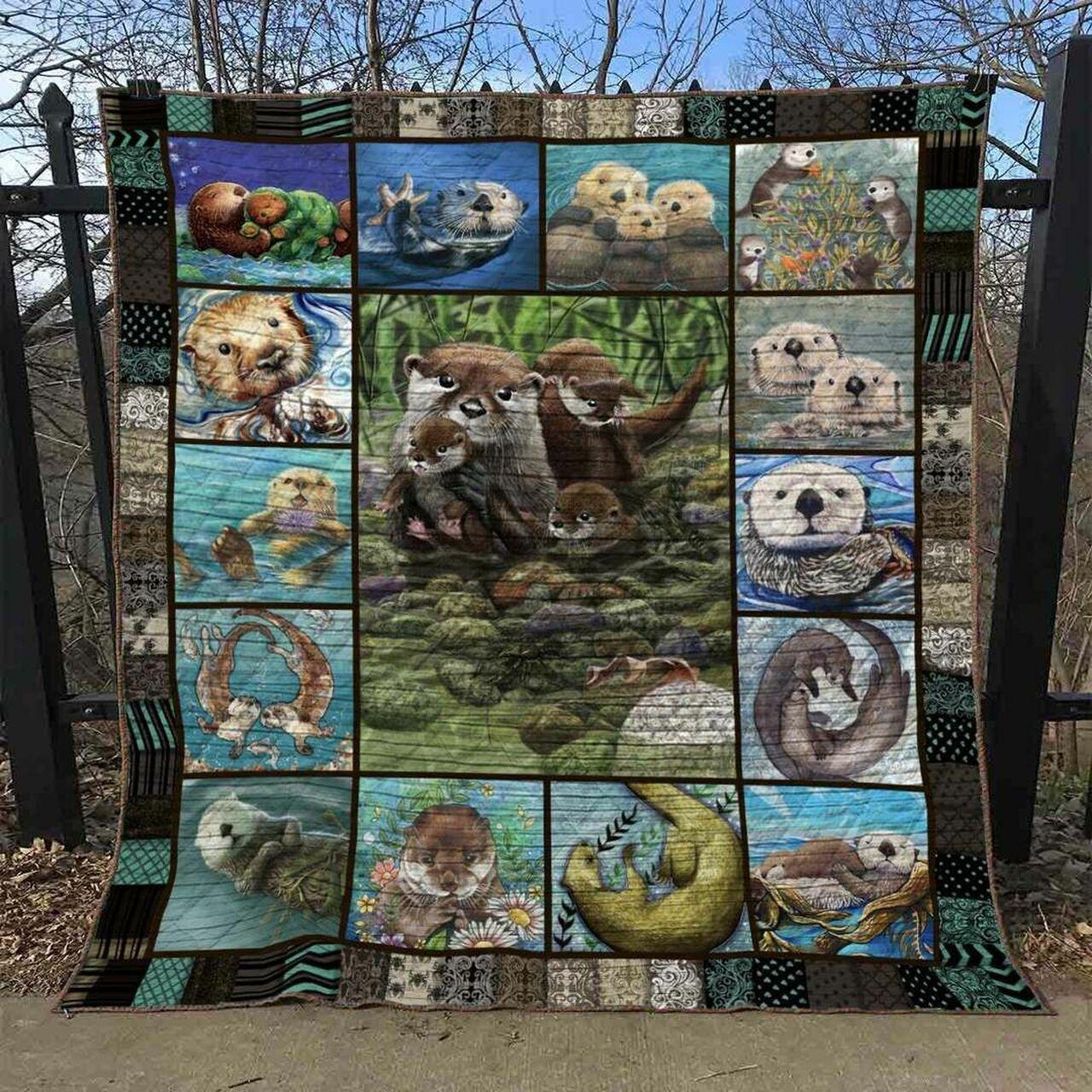 Otter Tl210527 Quilt Blanket