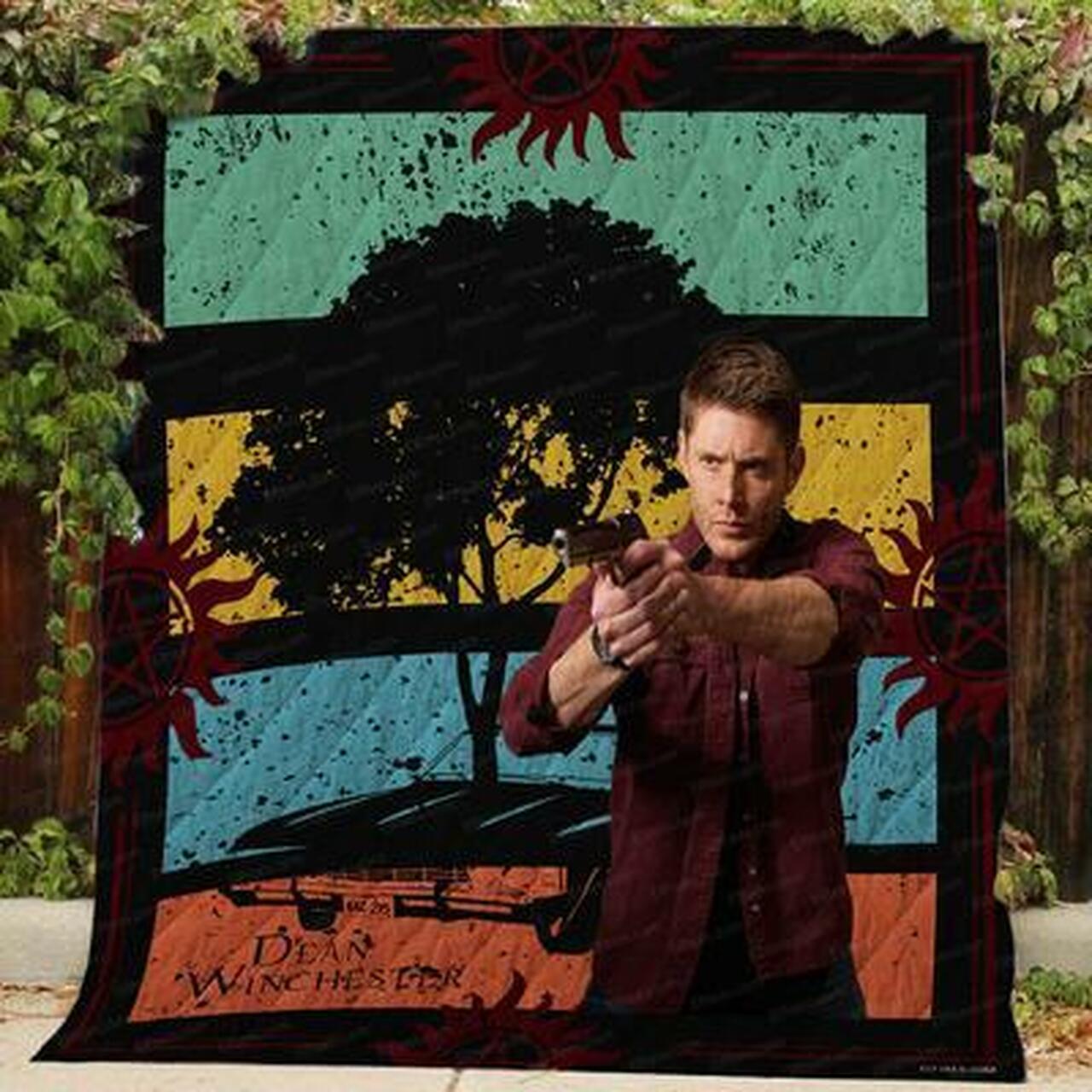 Vintage Dean Winter Quilt Blanket Quilt