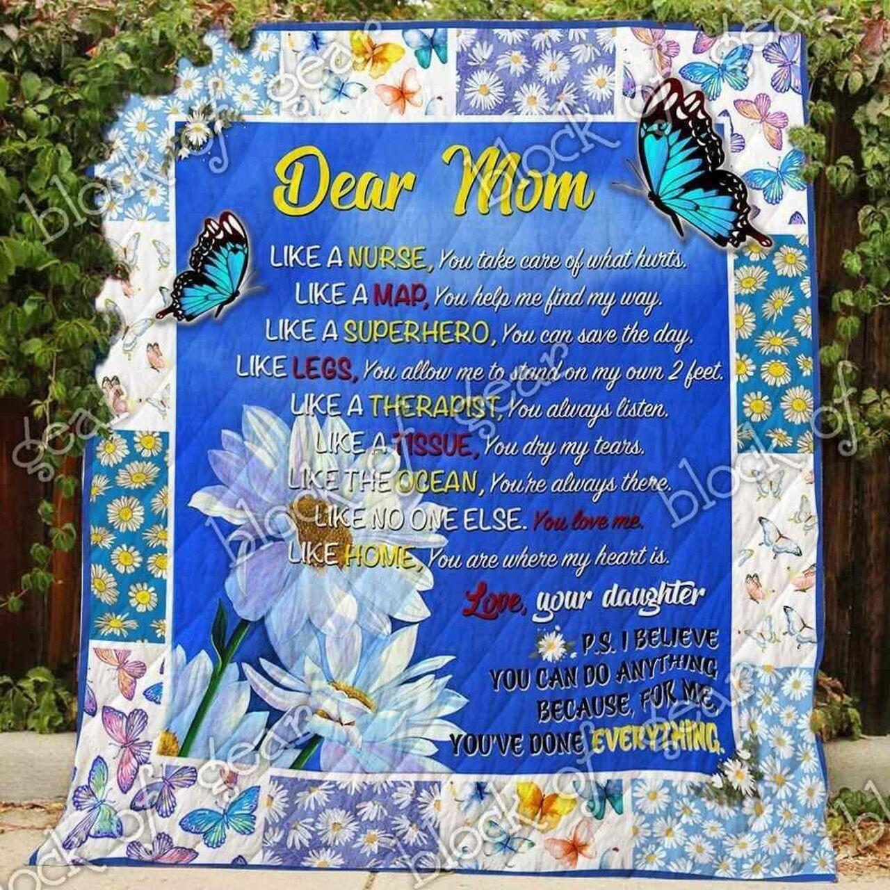 My Mom For Me You Ve Done Everything Blanket Kc1707 Quilt