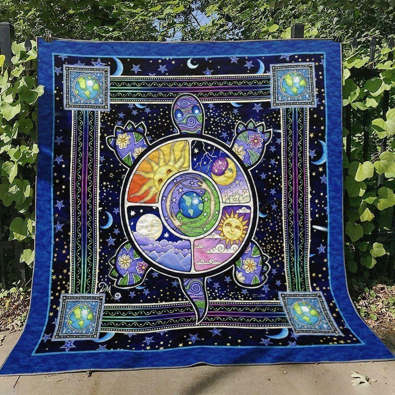 Turtle Hn130737 Quilt Blanket