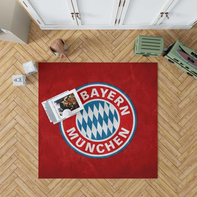 Powerful German Club Fc Bayern Munich Rug