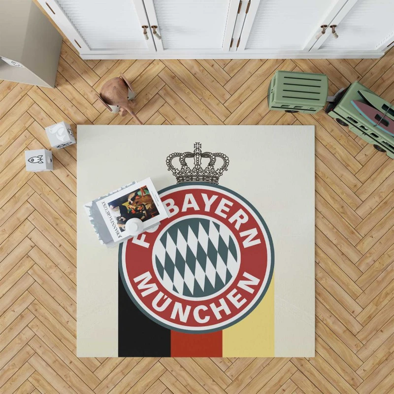 Fc Bayern Munich Strong Soccer Team Rug