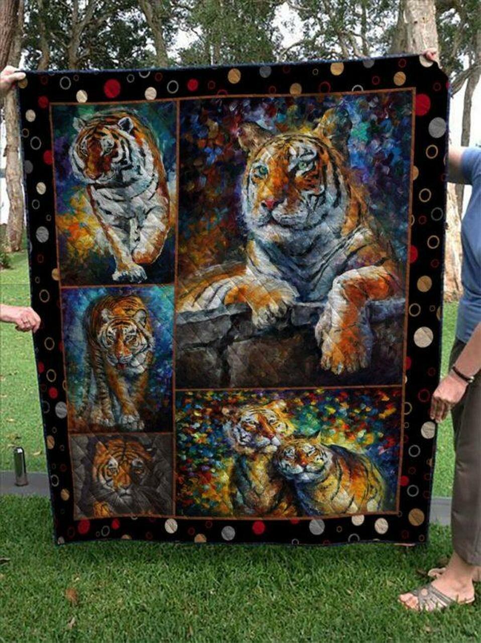 Pride Tiger Quilt Blanket Quilt