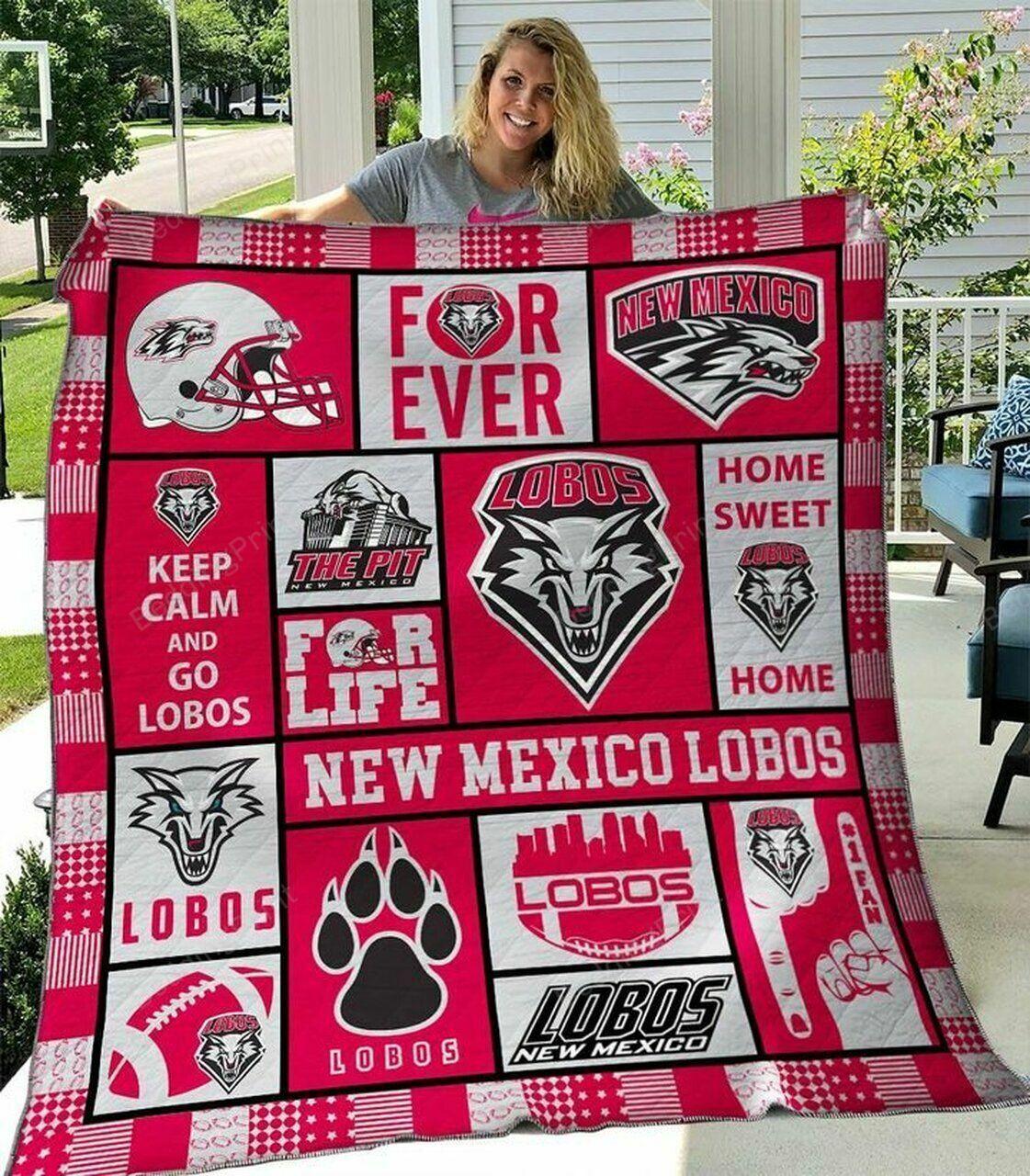 Ncaa New Mexico L Quilt Blanket #1424