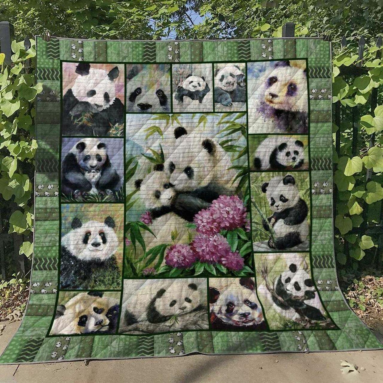 Panda Cg130616 Quilt Blanket
