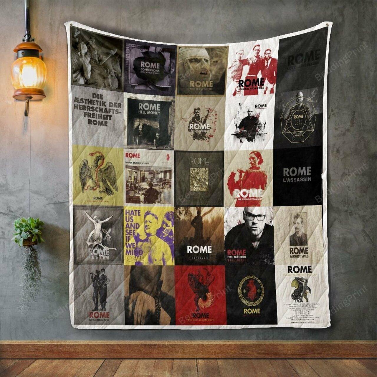 Rome Album Co Quilt Blanket
