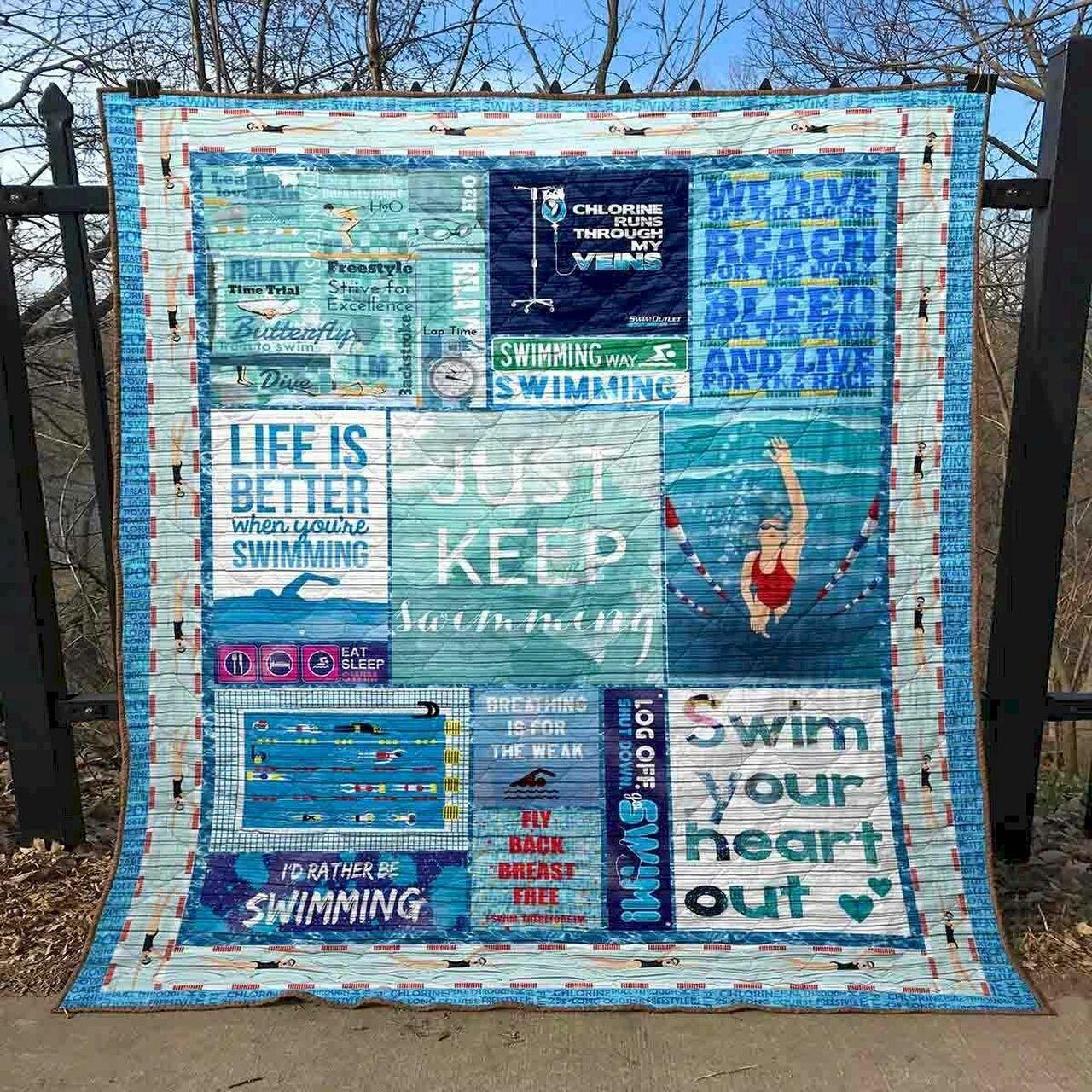 Just Kewimming Clt150636 Quilt Blanket