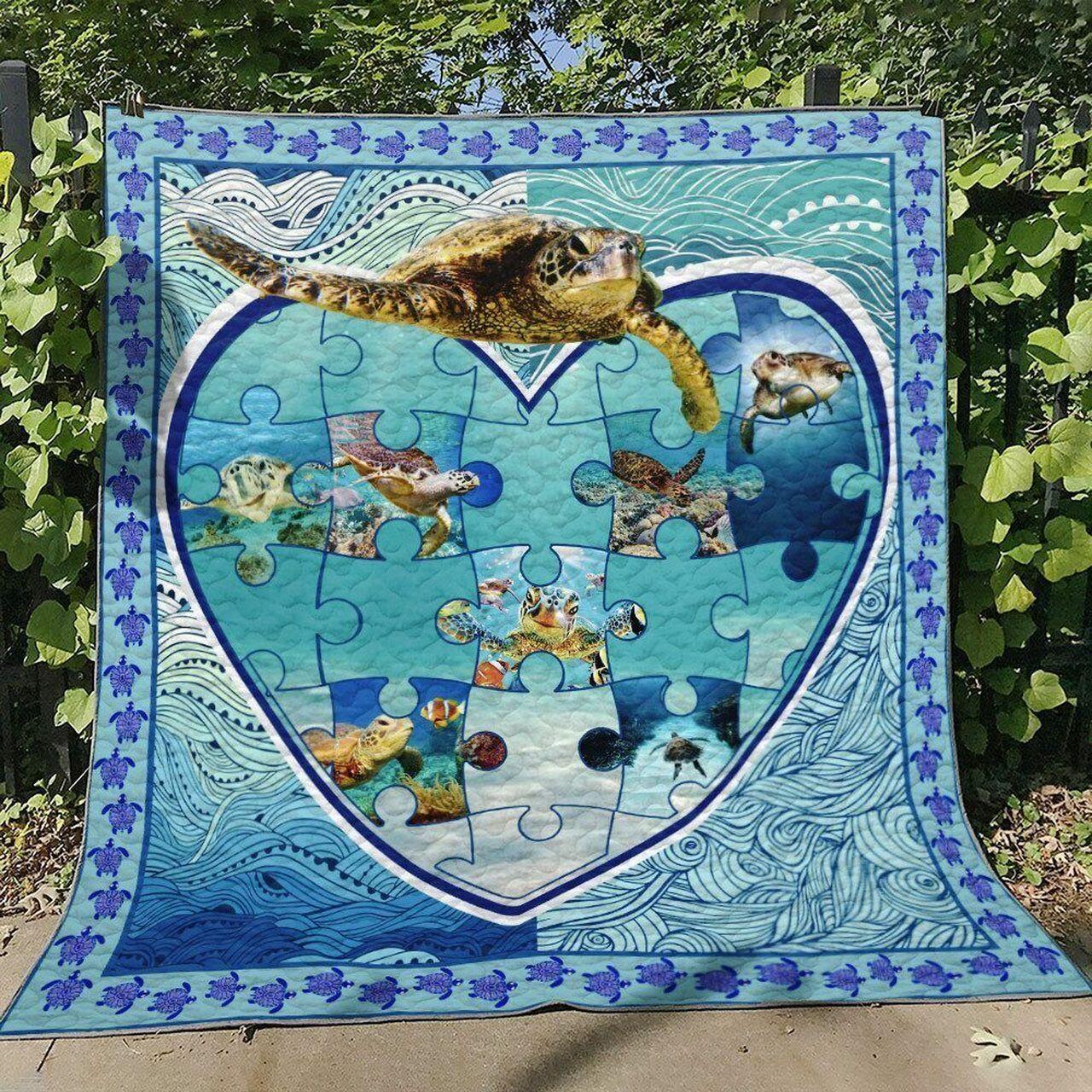 Turtle Cg120731 Quilt Blanket