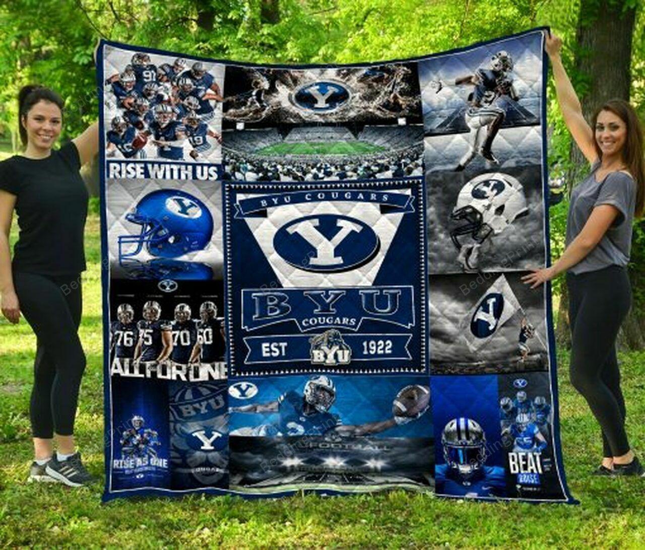Ncaa Byu Cou Quilt Blanket #1619