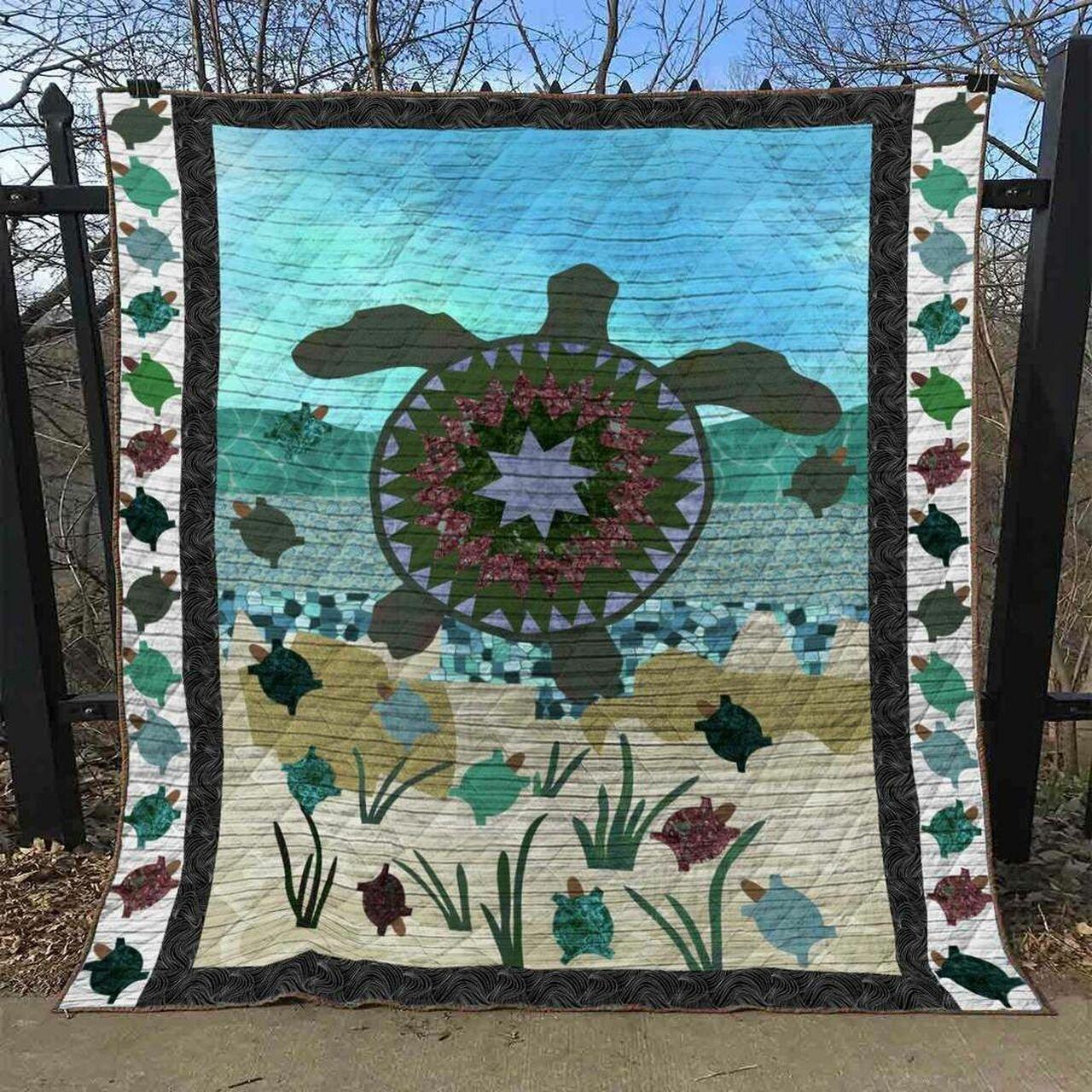 Turtle Cg210538 Quilt Blanket