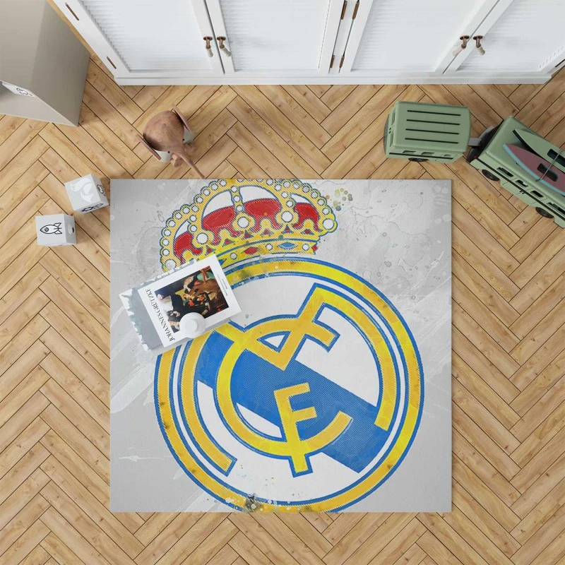 Outstanding Soccer Club Real Madrid Cf Rug