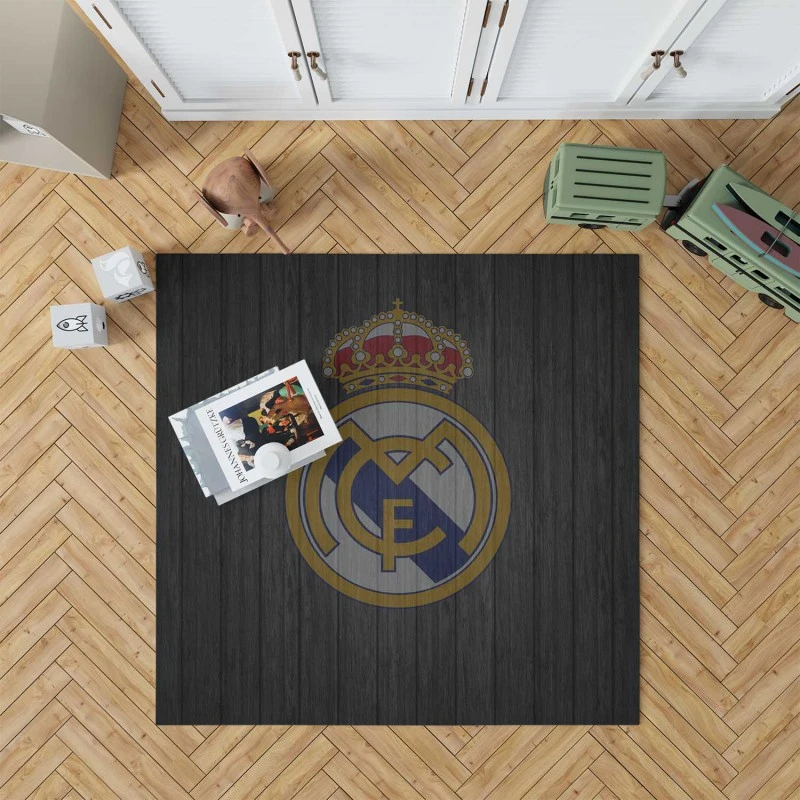Real Madrid Cf Focused Club Rug