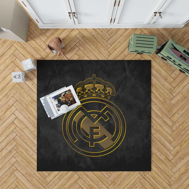 Real Madrid Cf Copa Del Rey Soccer Club Rug