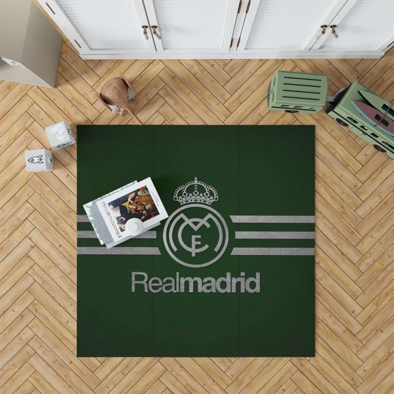 Real Madrid Cf Popular Spanish Club Rug