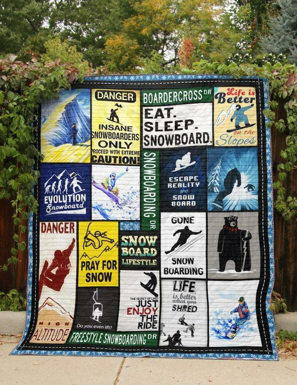 Snowboarding Ltyle Quilt Blanket Lp05 Quilt