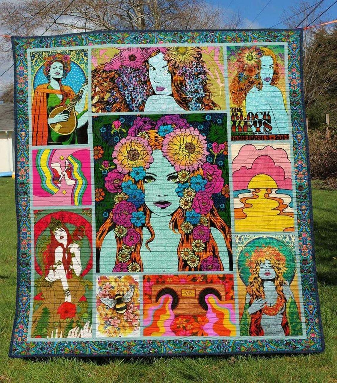 Hippie Tu170702A Tbg Quilt Blanket