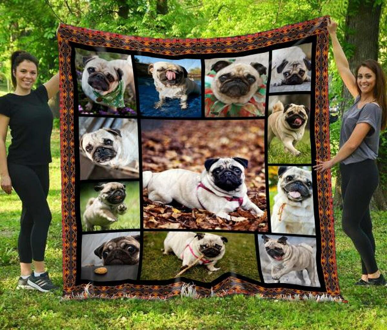 Pug Quilt Blanket Beeqt5021 Quilt
