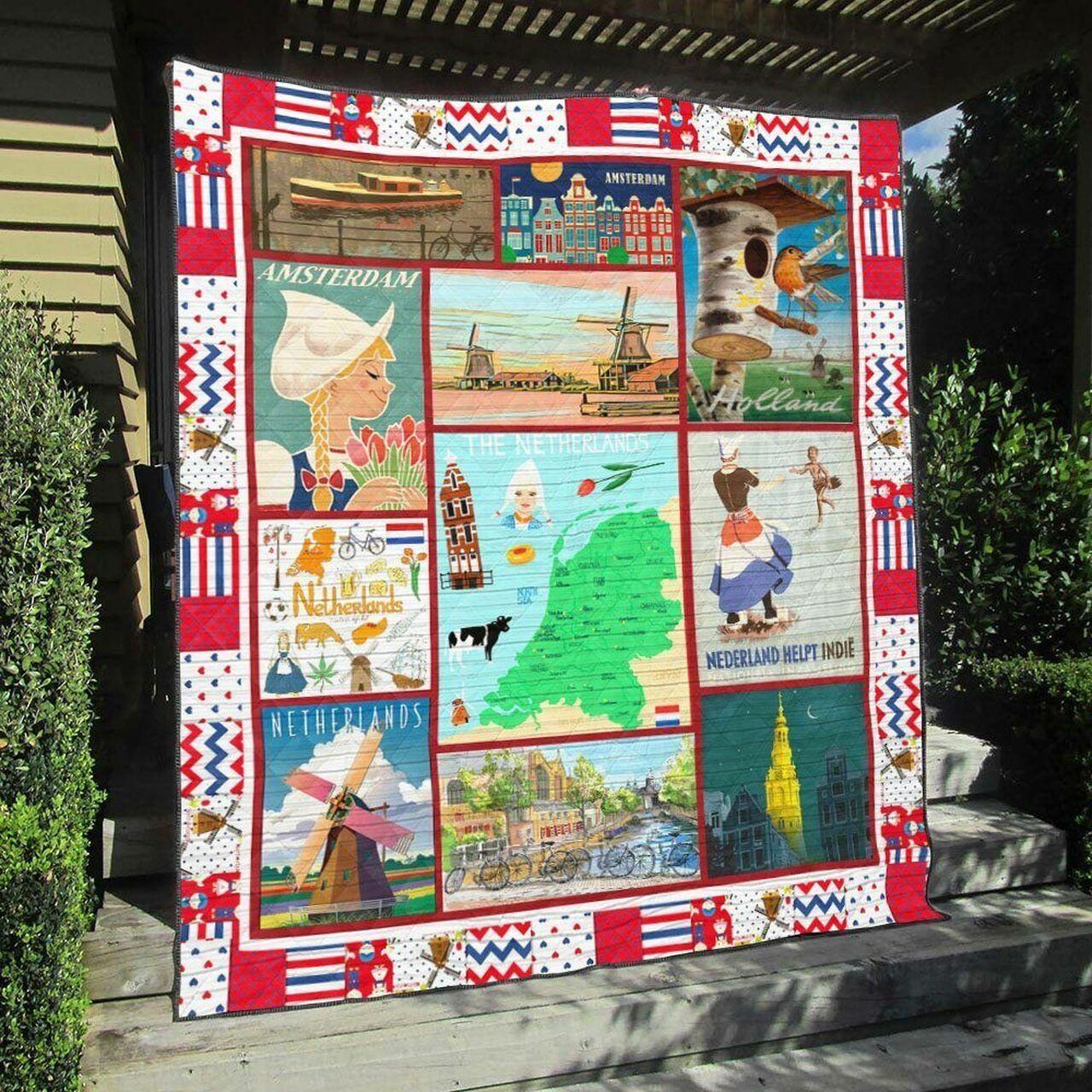 Netherland Qh060702B Tbg Quilt Blanket