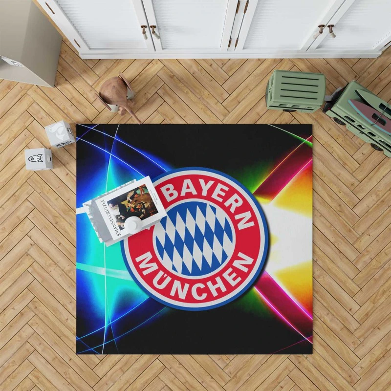 Fc Bayern Munich Successful Club In German Football Rug