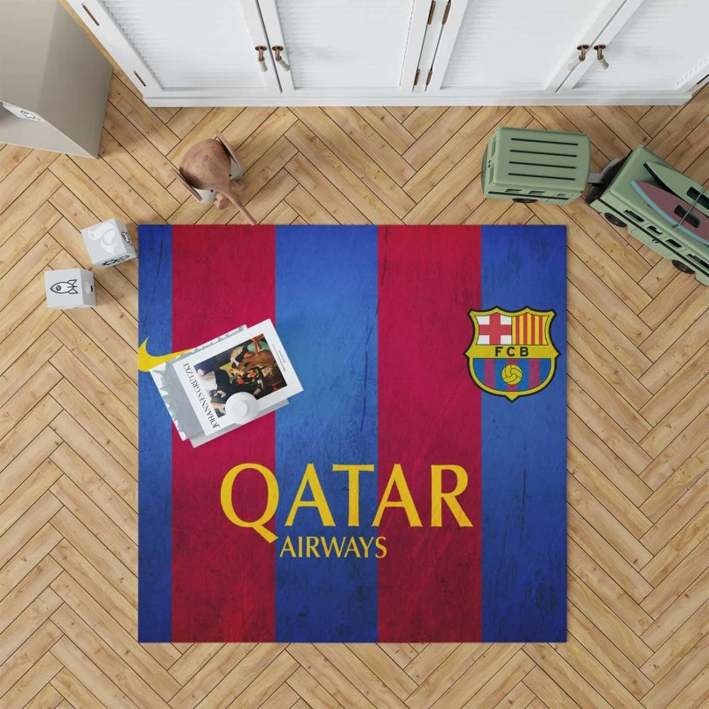 Fc Barcelona International Football Club Rug