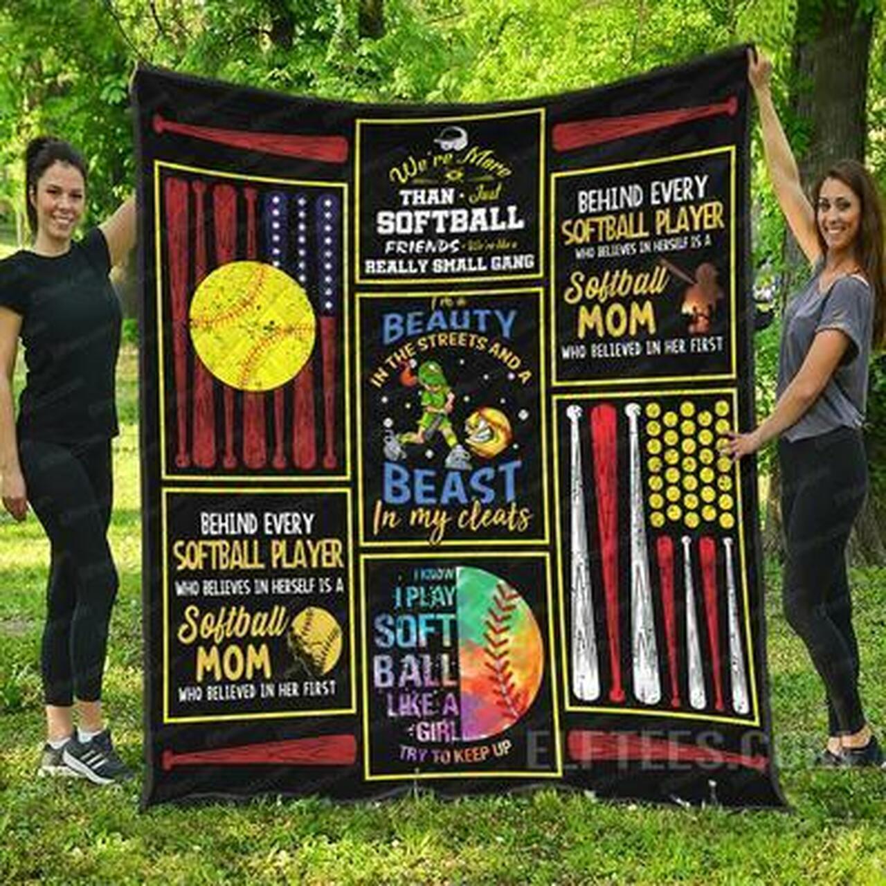 Softball Lover Quilt Blanket 2 Quilt