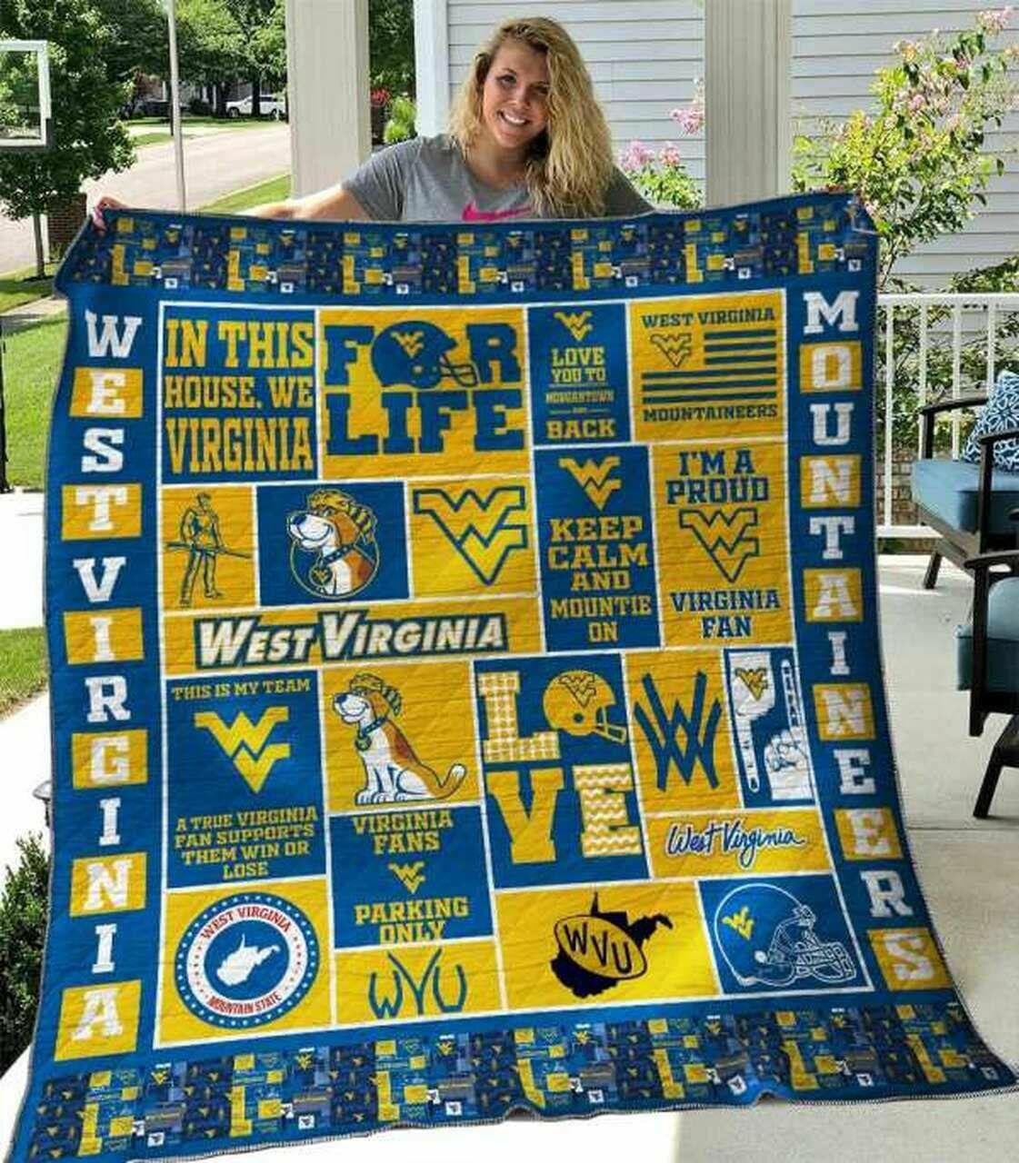 Ncaat Virginia Mountain Quilt Blanket #405