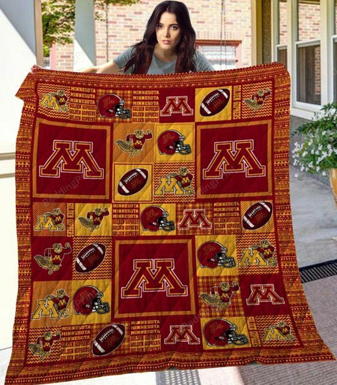 Ncaa Miota Golden Gop Quilt Blanket #476