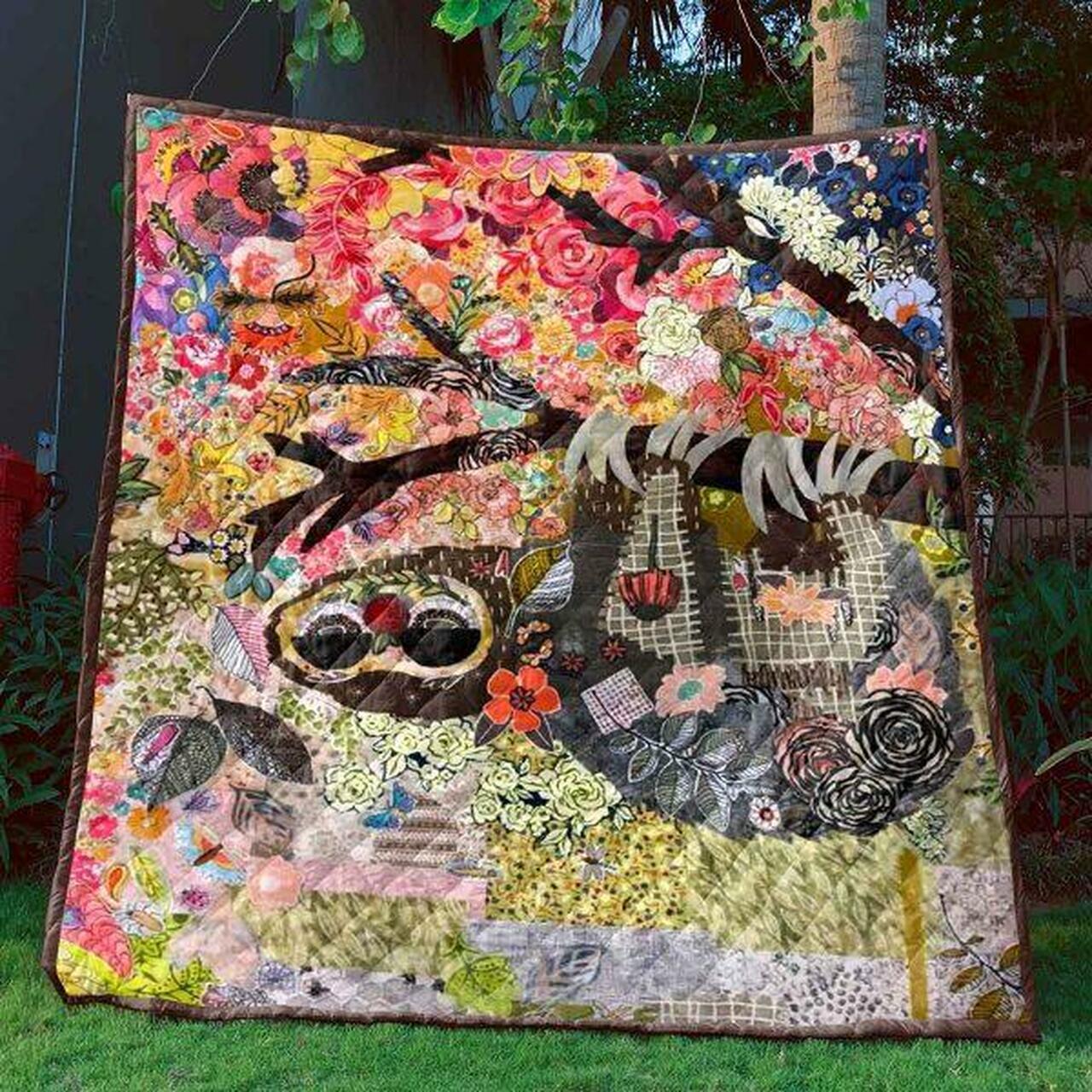 Floral Hangiloth Quilt Blanket Lu88 Quilt