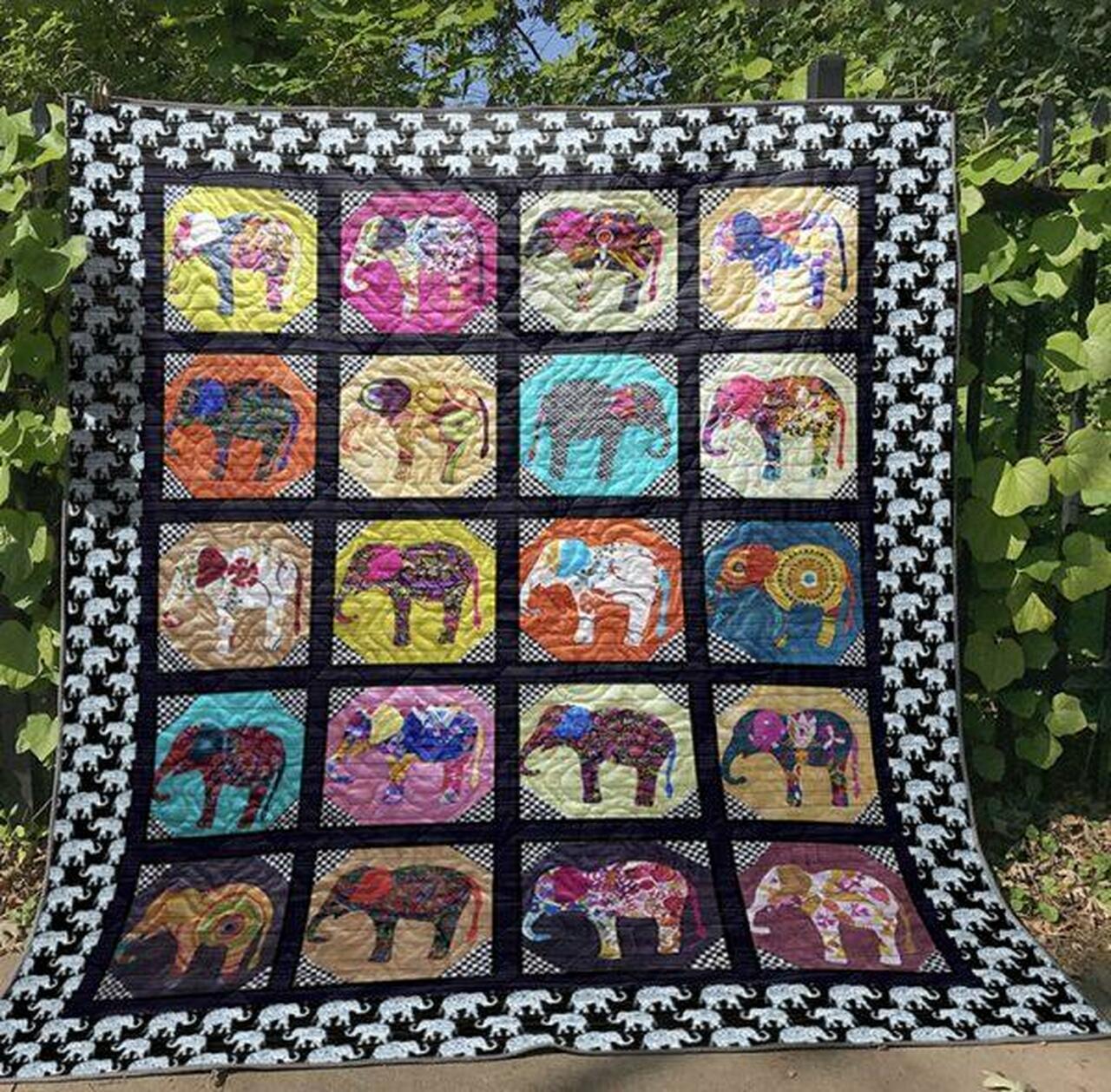 Little Eleph Quilt Blanket Tm99 Quilt