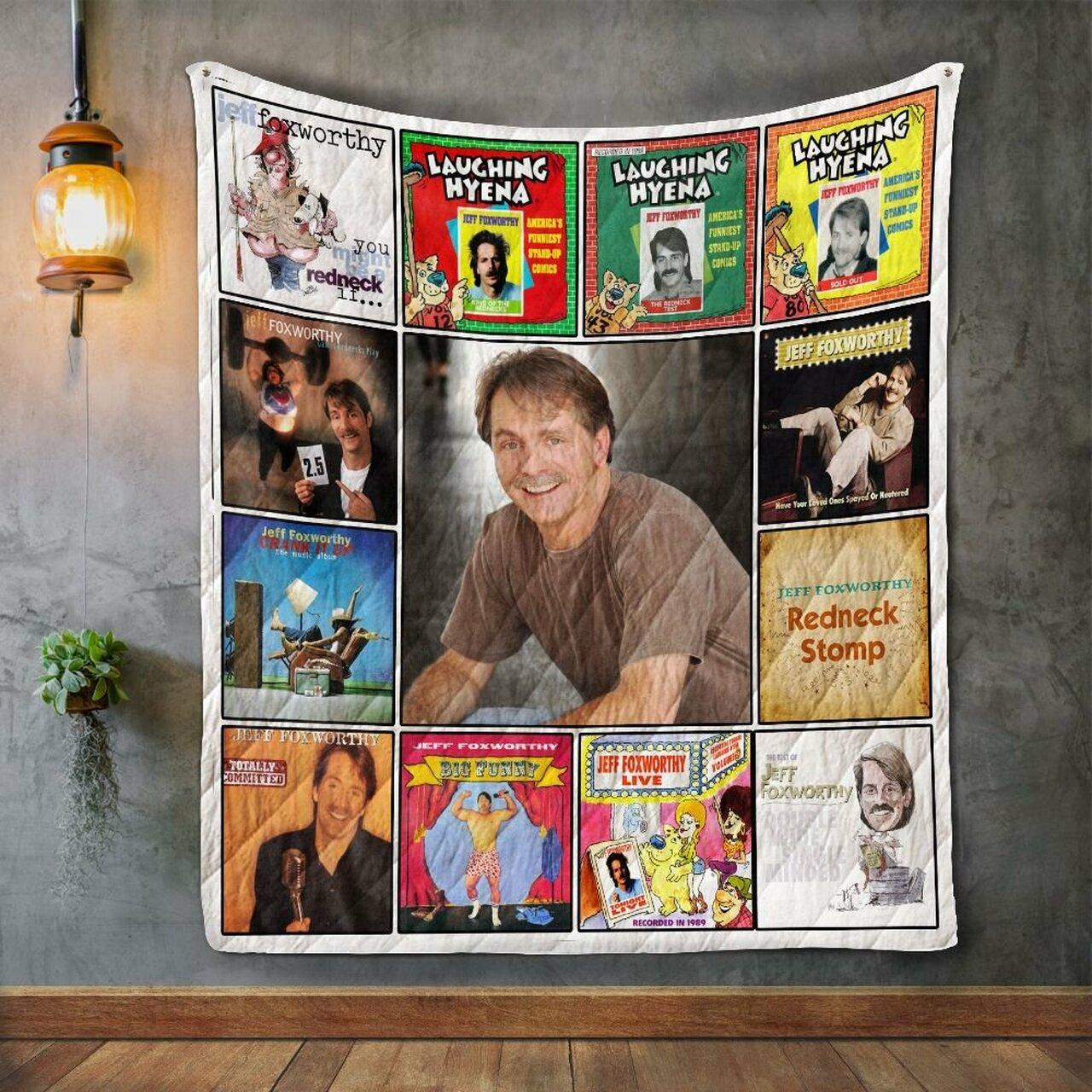 Jeff Foxworthy Album Co Quilt Blanket