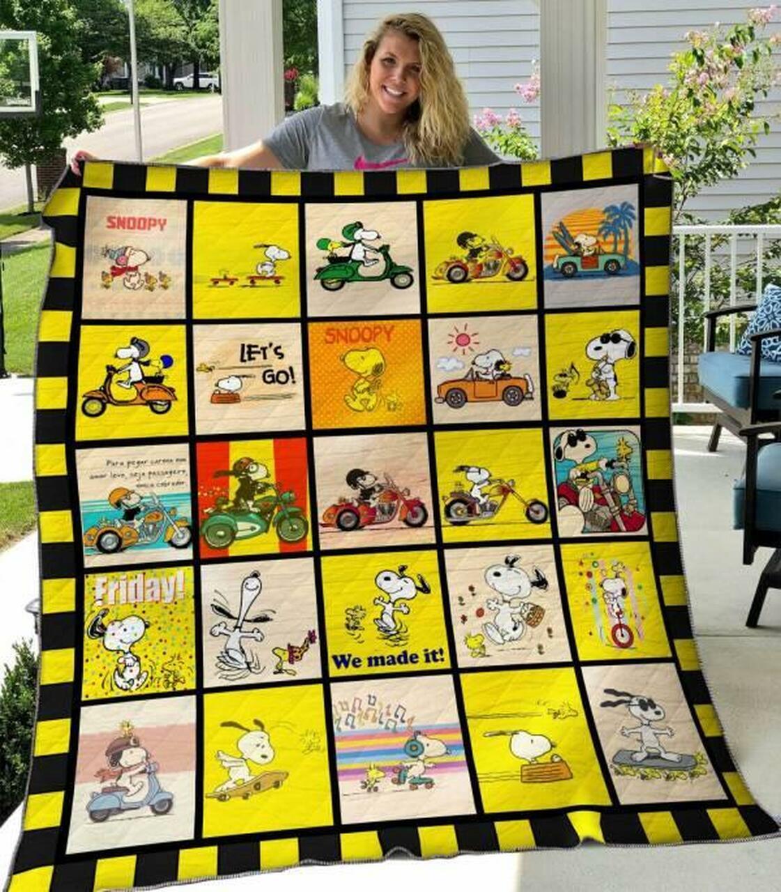 Snoopy Quilt Blanket Hvt300531 Quilt