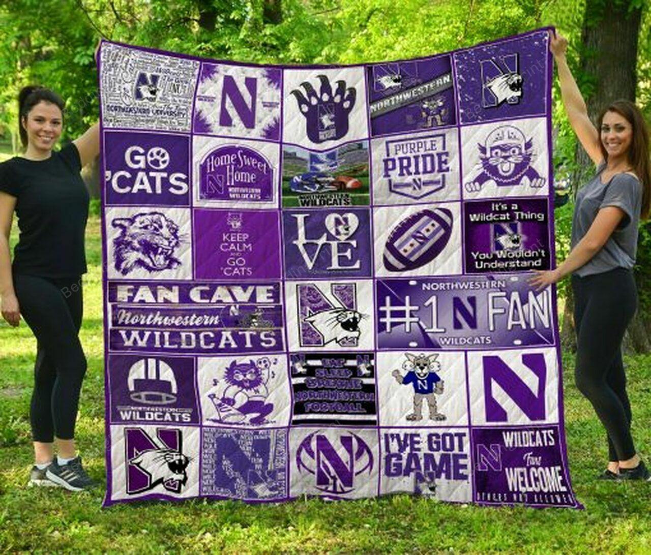 Ncaa Norttern Wild Quilt Blanket #502